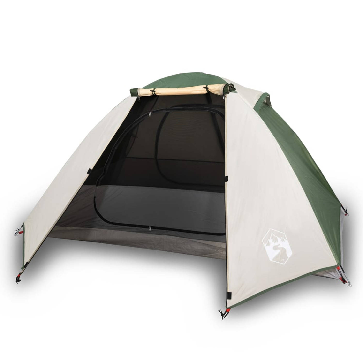vidaXL Tent 2-persoons 224x248x118 cm 185T taft groen