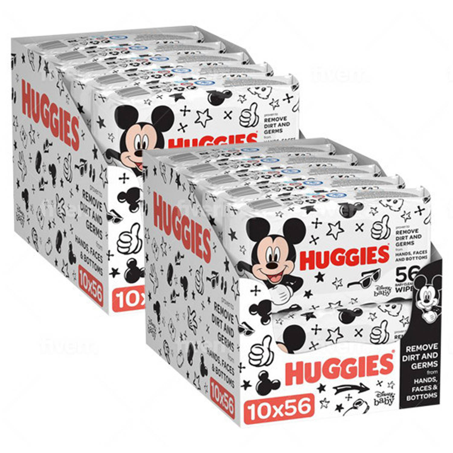 Huggies Billendoekjes All Over Clean Mickey Mouse 20 x 56 1120 stuks
