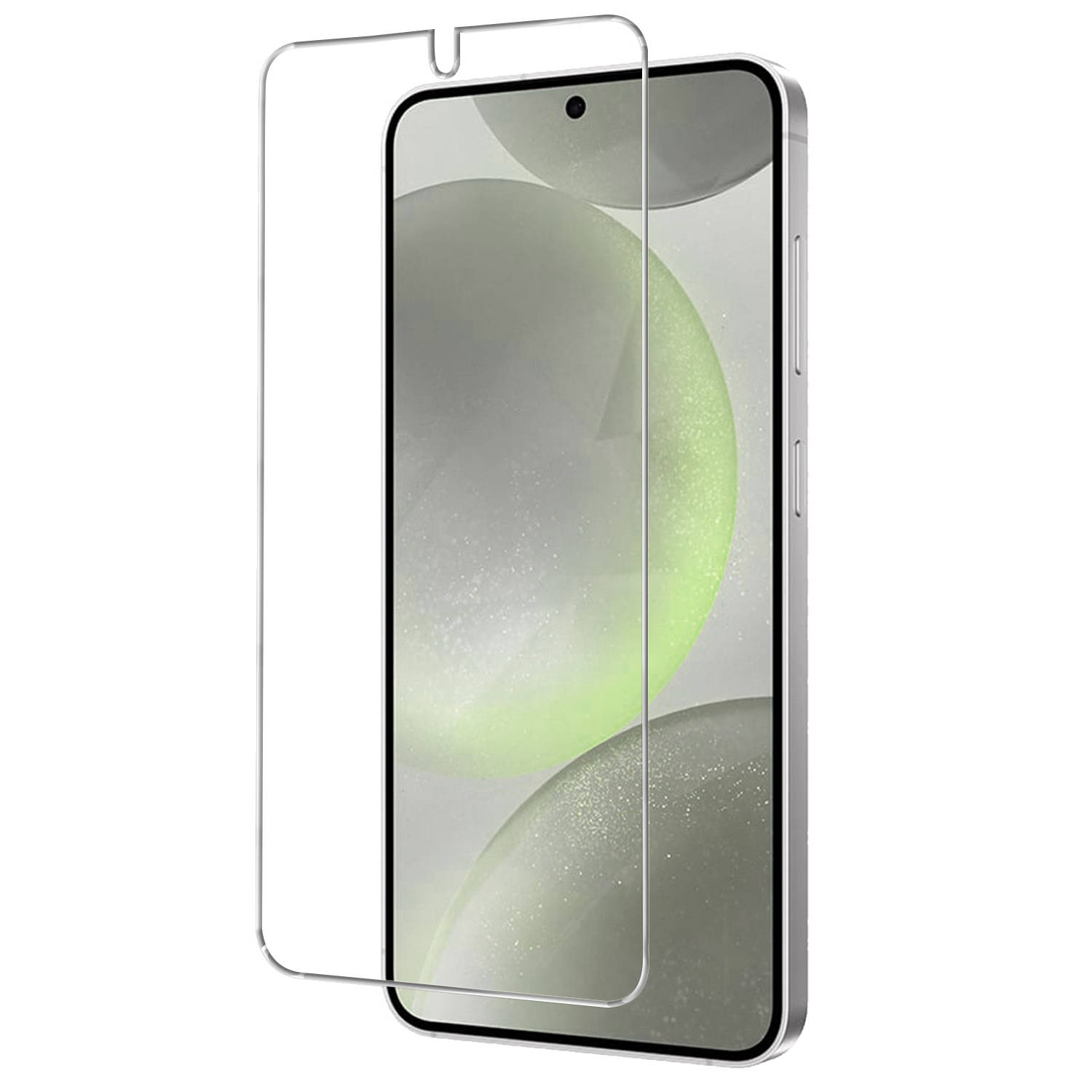Basey Samsung Galaxy S24 Screen Protector Tempered Glass - Transparant