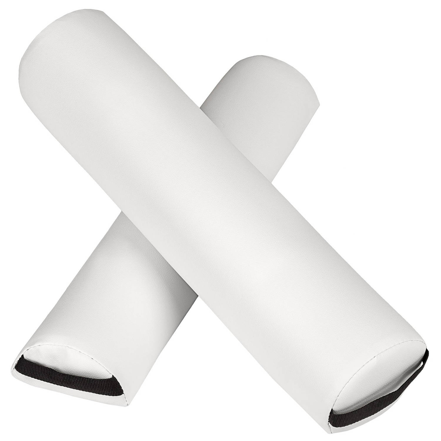 tectake - massagekussens - set steunrollen - kleur wit - 404368