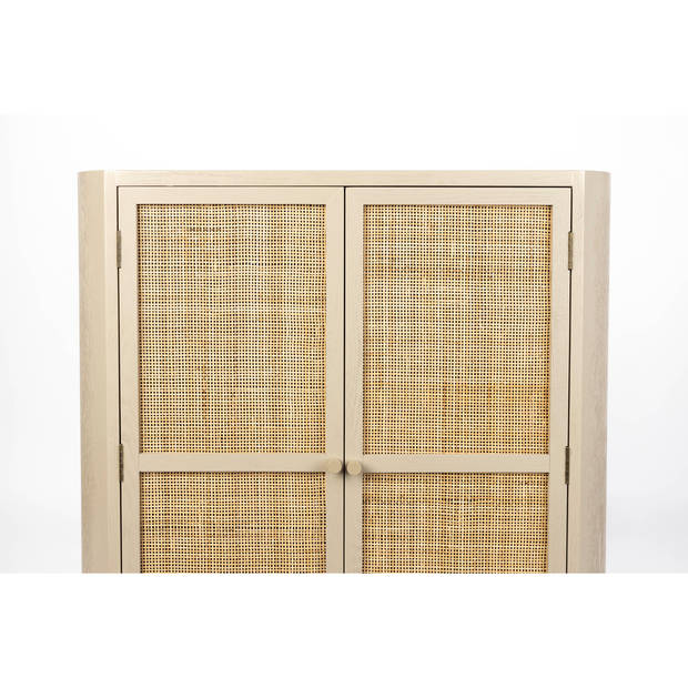 Housecraft Amaya Kast Laag 2 deurs Rotan - Beige