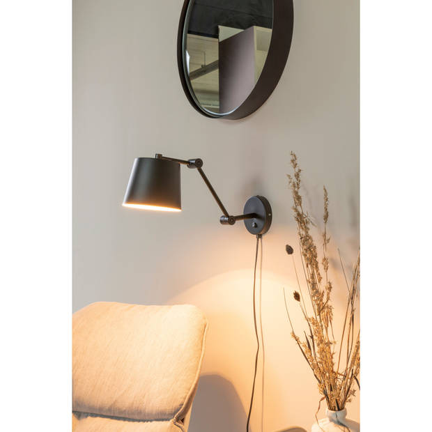 Housecraft Hajo Wandlamp - Zwart