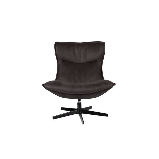 Housecraft John Fauteuil Antraciet - Zwart