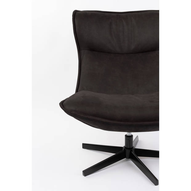 Housecraft John Fauteuil Antraciet - Zwart