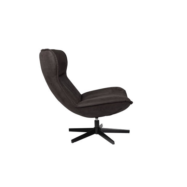 Housecraft John Fauteuil Antraciet - Zwart