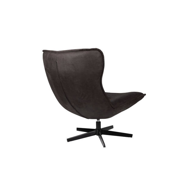 Housecraft John Fauteuil Antraciet - Zwart