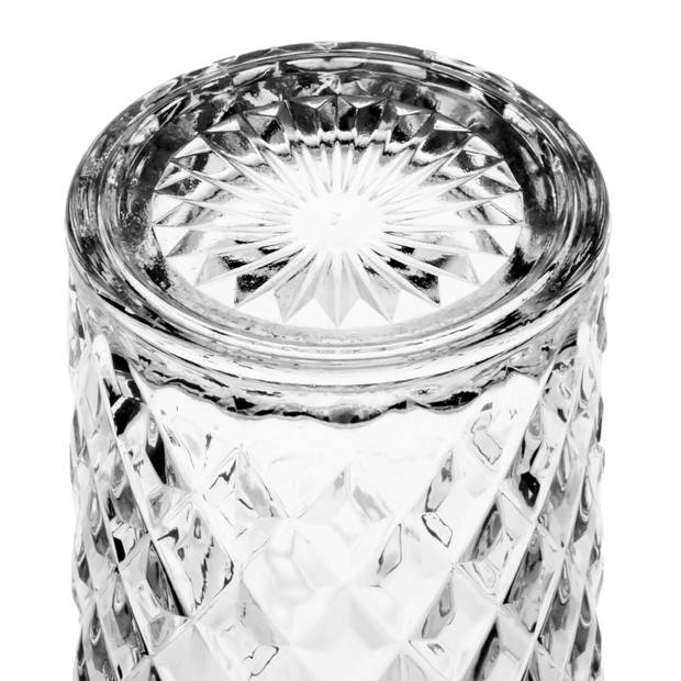 Glasmark Longdrinkglazen - 6x - Diamond - 300 ml - glas - waterglazen - Longdrinkglazen