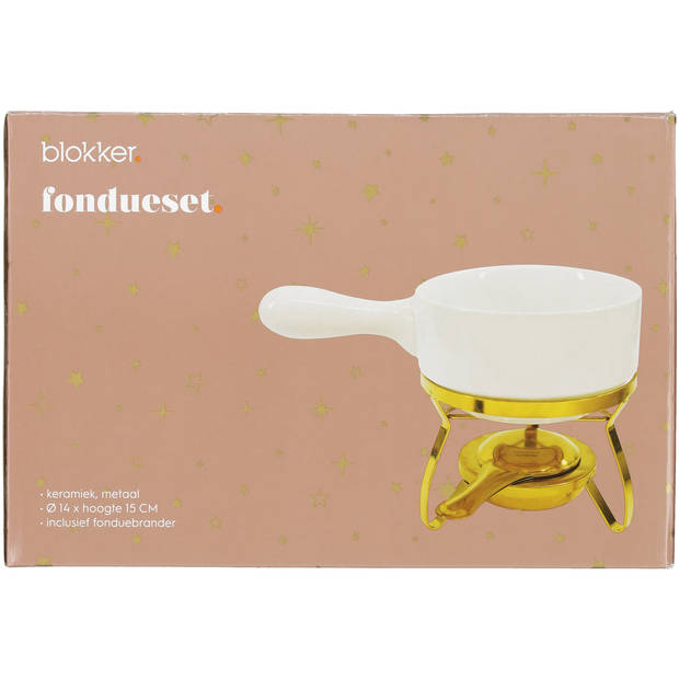 Blokker Minimal Deluxe fondueset