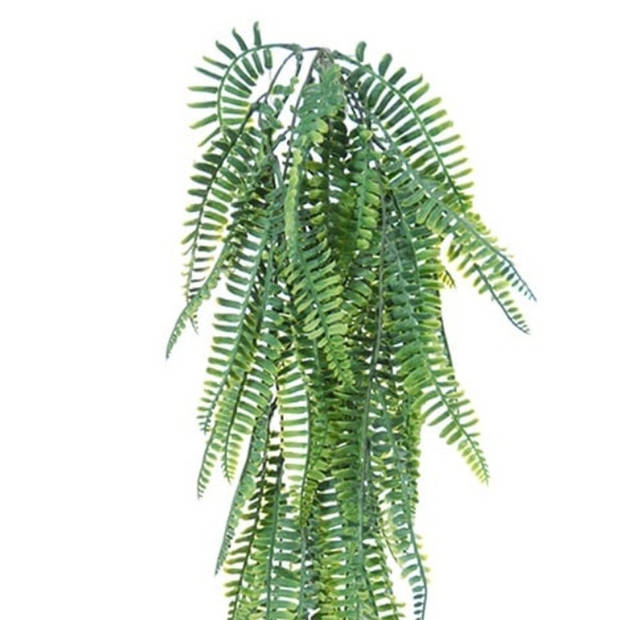 Louis Maes kunstplanten - Varen - groen - hangende takken bos van 55 cm - Kunstplanten