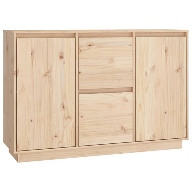 vidaXL Dressoir 111x34x75 cm massief grenenhout