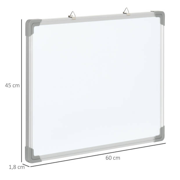 White board - Memobord - Magnetisch tekenbord - 60 x 1,8 x 45cm