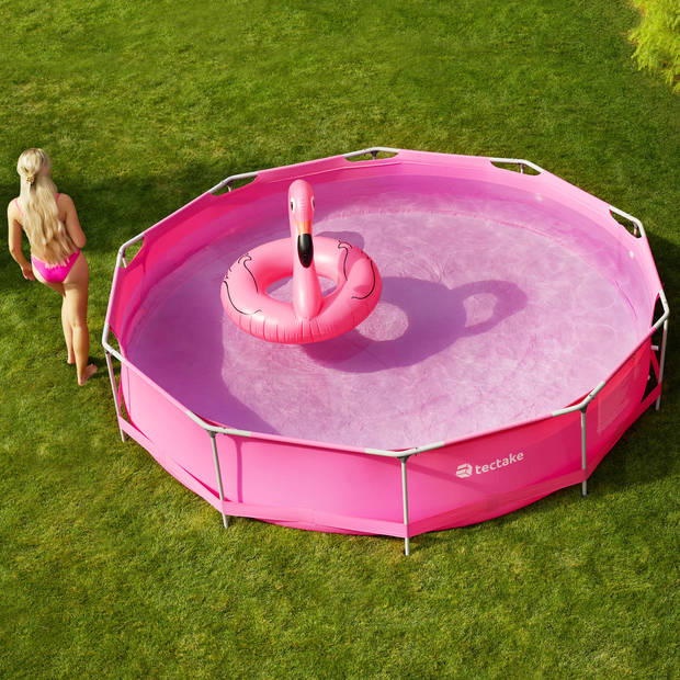 tectake® - Zwembad rond met filterpomp Ø 300 x 76 cm