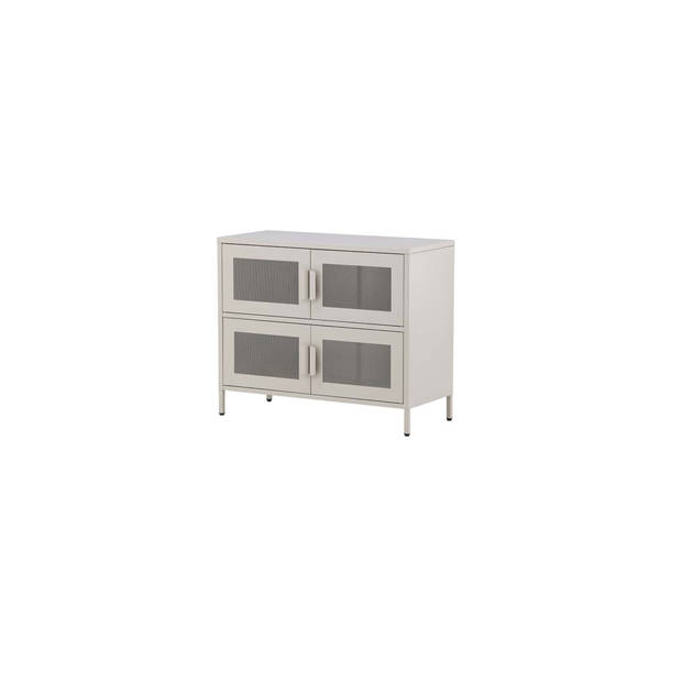 Nett dressoir 4 deuren beige.