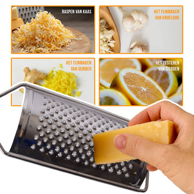 Cheese grater Mini cheese grater kitchen grater Cheese grater Silver Stainless steel mini grater 9cm*28cm