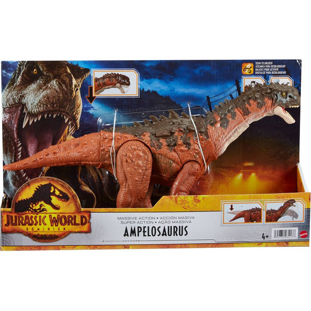 Jurassic World Dominion Massive Action - Ampelosaurus - Actiefiguur - Dinosaurus Speelgoed