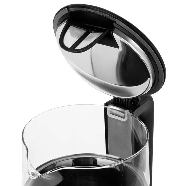 Blokker One Touch Waterkoker - 1,7 liter - Zwart