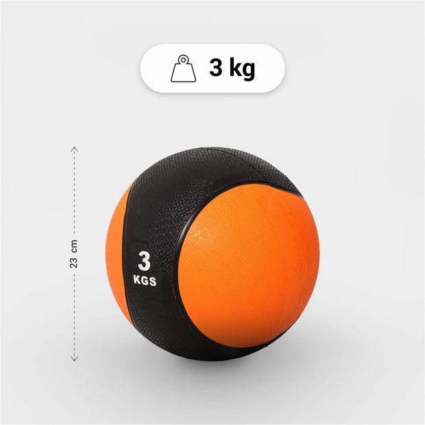 Gorilla Sports Medicijn bal set 12 kg - 3, 4 en 5 kg - Medicin ball - Functional training