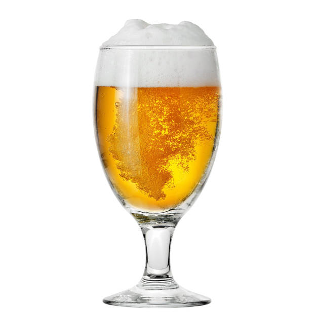 Glasmark Bierglazen - 12x - op voet - 500 ml - glas - speciaal bier - Bierglazen