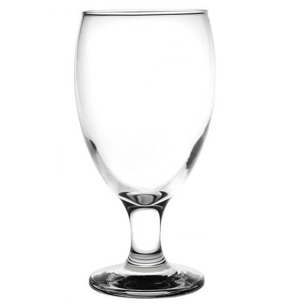 Glasmark Bierglazen - 12x - op voet - 500 ml - glas - speciaal bier - Bierglazen