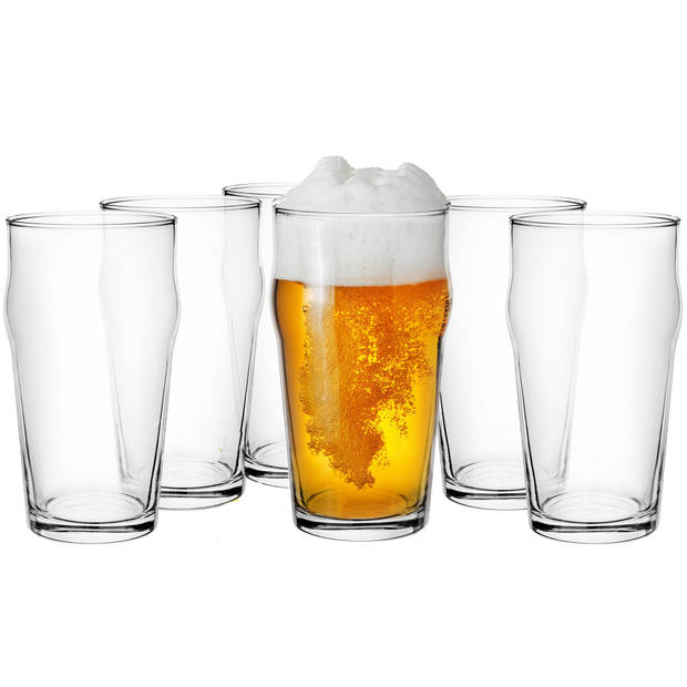 Glasmark Bierglazen - 12x - pils glas - 530 ml - glas - speciaal bier - Bierglazen