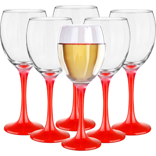Glasmark Wijnglazen - 6x - Red collection - 300 ml - glas - Wijnglazen