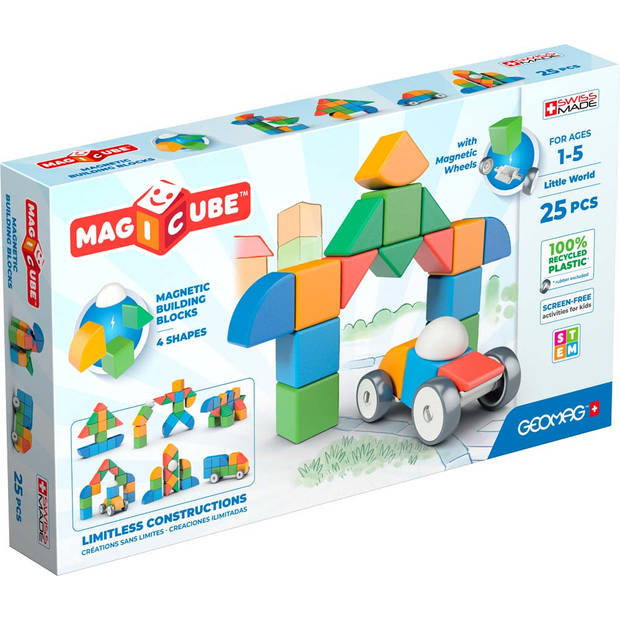 Geomag Geomag Magicube Shapes Little World 25 pcs