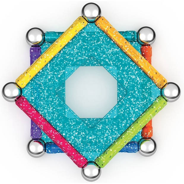 Geomag Glitter Panelen Set Recycled - 22-delig