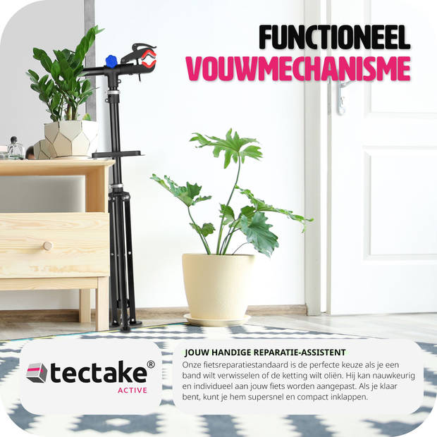 tectake® - Fiets reparatiestandaard fietsmontagestandaard e-bike Philipp