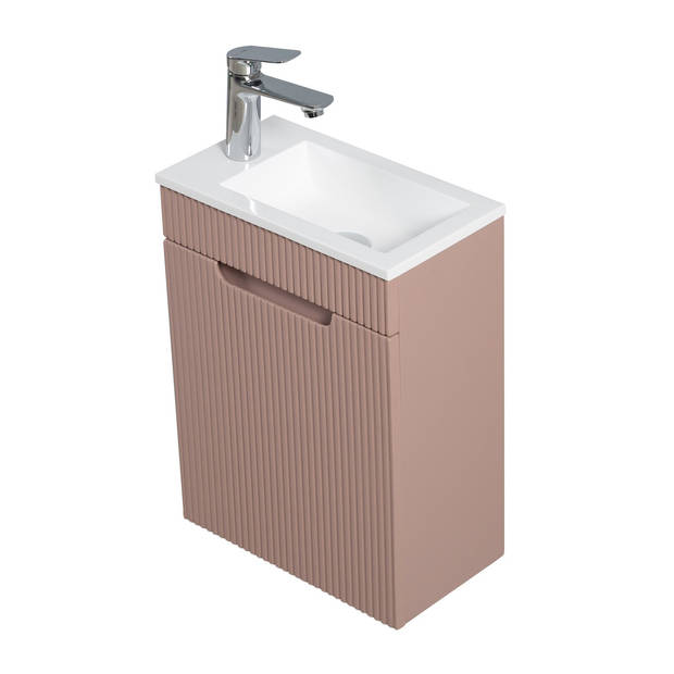 Badplaats Toiletmeubel Thermis 40cm - mat roze