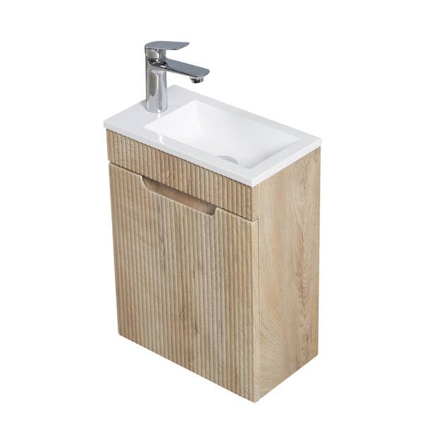 Badplaats Toiletmeubel Thermis 40cm - licht eiken