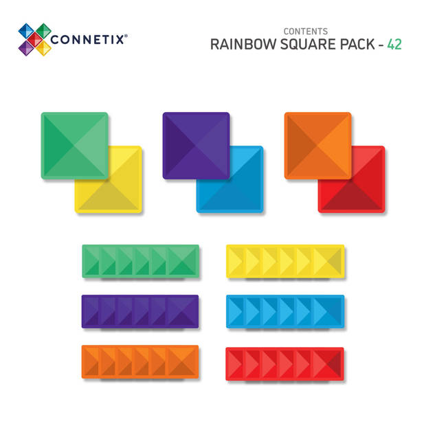 Connetix 42 stuks Square pack