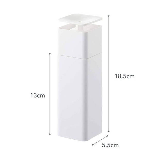 Yamazaki Afwasmiddel Dispenser - Tower - Wit