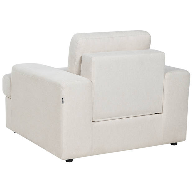 Beliani ALLA - Fauteuil-Beige-Polyester