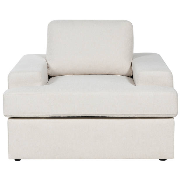 Beliani ALLA - Fauteuil-Beige-Polyester