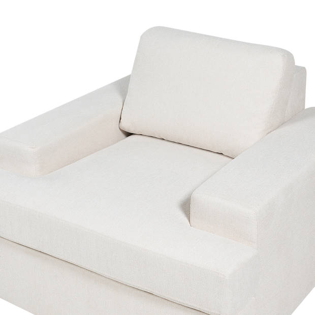 Beliani ALLA - Fauteuil-Beige-Polyester