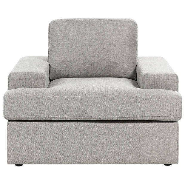 Beliani ALLA - Fauteuil-Grijs-Polyester