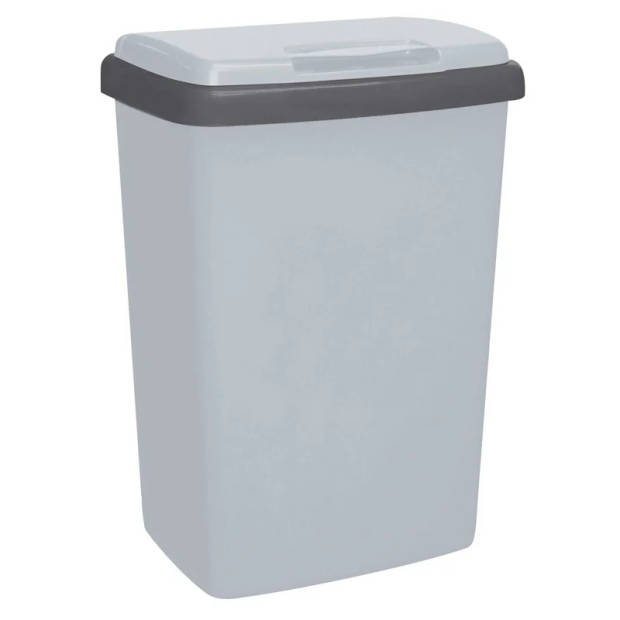 Top-fix afvalbak 25 liter met vlakke deksel