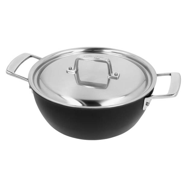 Demeyere Black 5 Conische sudderpot met deksel 24 cm