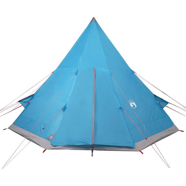 vidaXL Tent 4-persoons waterdicht verduisterend stof blauw