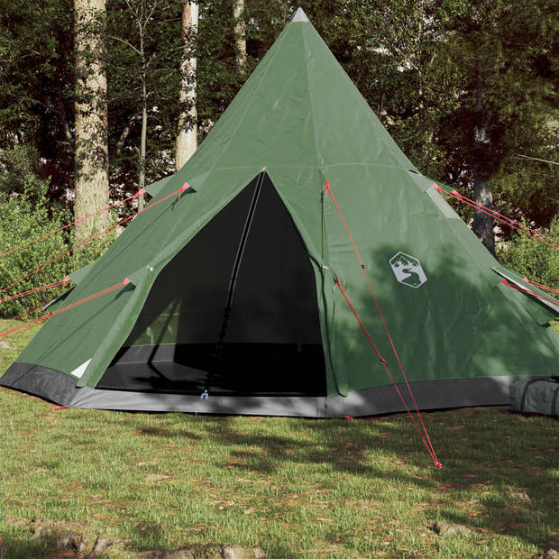 vidaXL Tent 4-persoons waterdicht groen