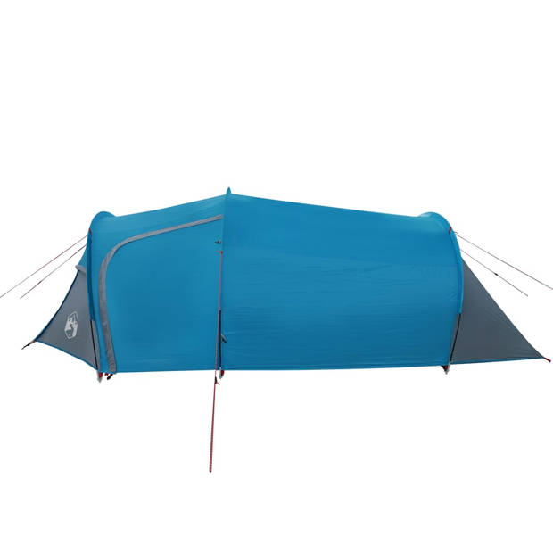 vidaXL Tent 4-persoons 360x135x105 cm 185T taft blauw