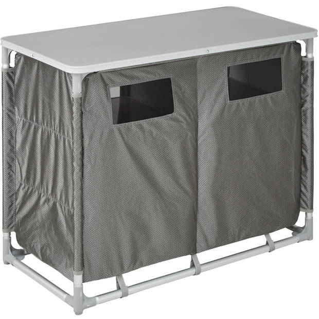 tectake® - campingkeuken 97x47,5x78 cm