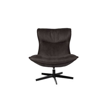 Housecraft John Fauteuil Antraciet - Zwart