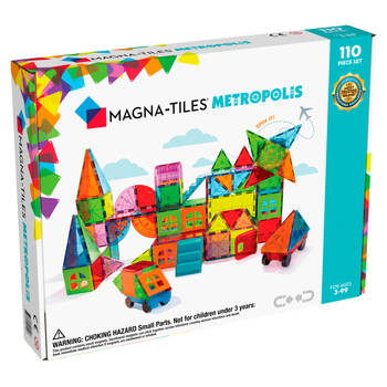 Magna-Tiles bouwset Metropolis - 110-delig