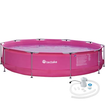 tectake® - Zwembad rond met filterpomp Ø 360 x 76 cm