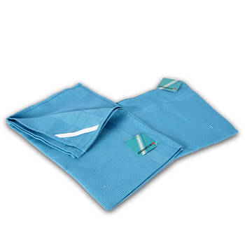Poetsdoek schoonmaakdoekjes 100% streepvrij blauw voor glasdoeken Huishouddoekjes 42cm*68cm