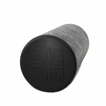 TRYM Foam Roller - Massage Roller - Zwart - Yoga - Pilates - Medium