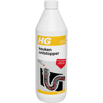 HG keukenontstopper - 1000ml - Effectieve en natuurlijke gootsteenontstopper 2 Stuks