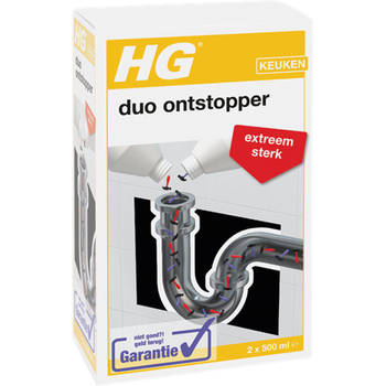HG duo ontstopper afvoer - 2 x 1 L