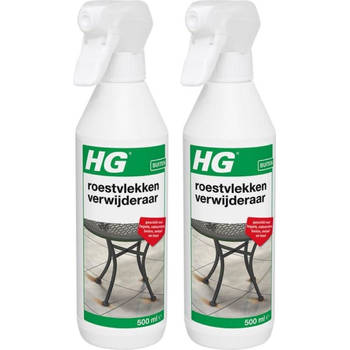 HG Roestvlekken Verwijderaar - Roestvlekverwijderaar - 500ml - Veilig in Gebruik - 2 stuks!